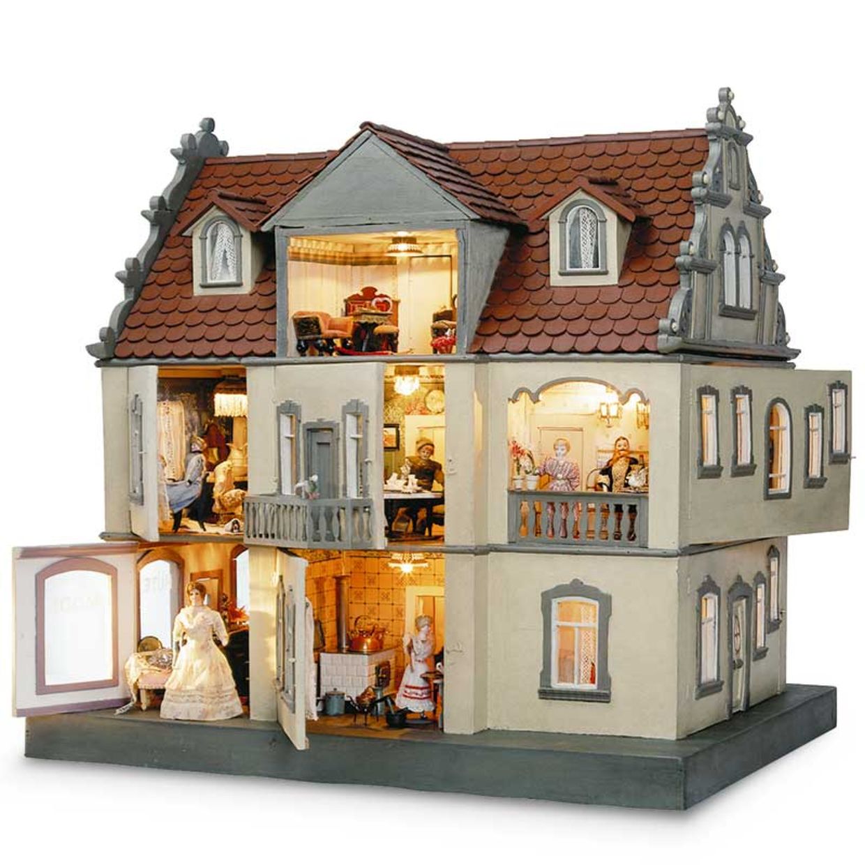 Barockgiebelhaus, 1890, Deutschland